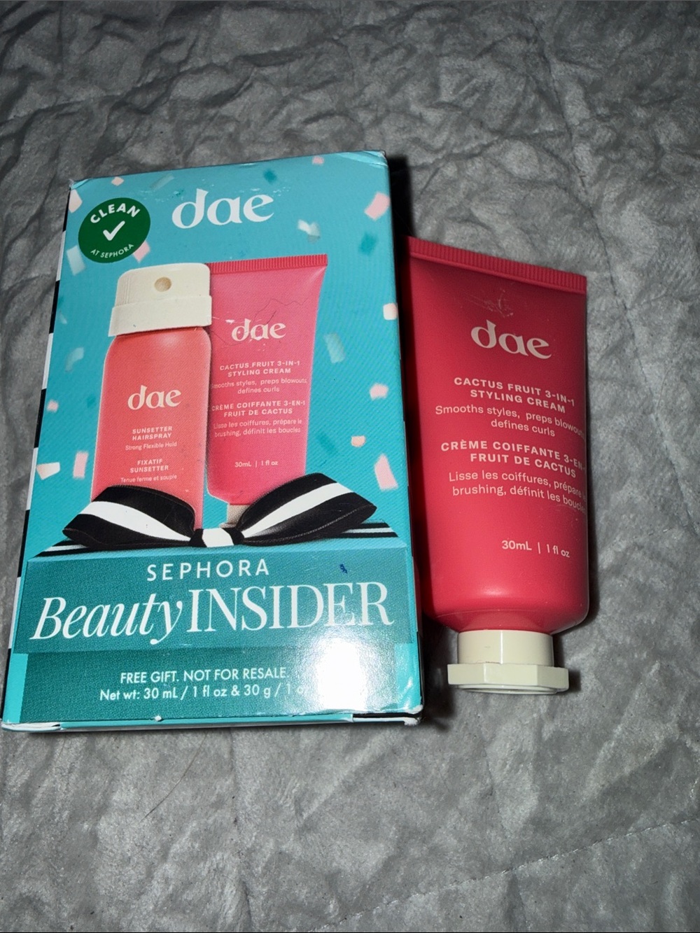 Sephora beauty insider- Dae PLUS an extra 1 oz. styling cream